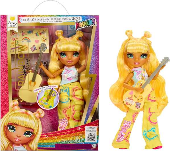 Mga Entertainment Rainbow High 565628-Euc Muneca Rockband Sunny