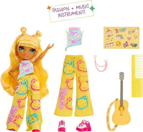 Mga Entertainment Rainbow High 565628-Euc Muneca Rockband Sunny