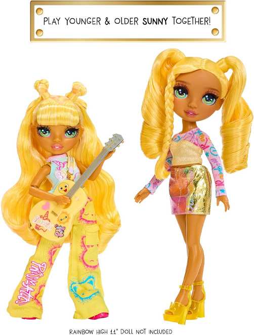 Mga Entertainment Rainbow High 565628-Euc Muneca Rockband Sunny