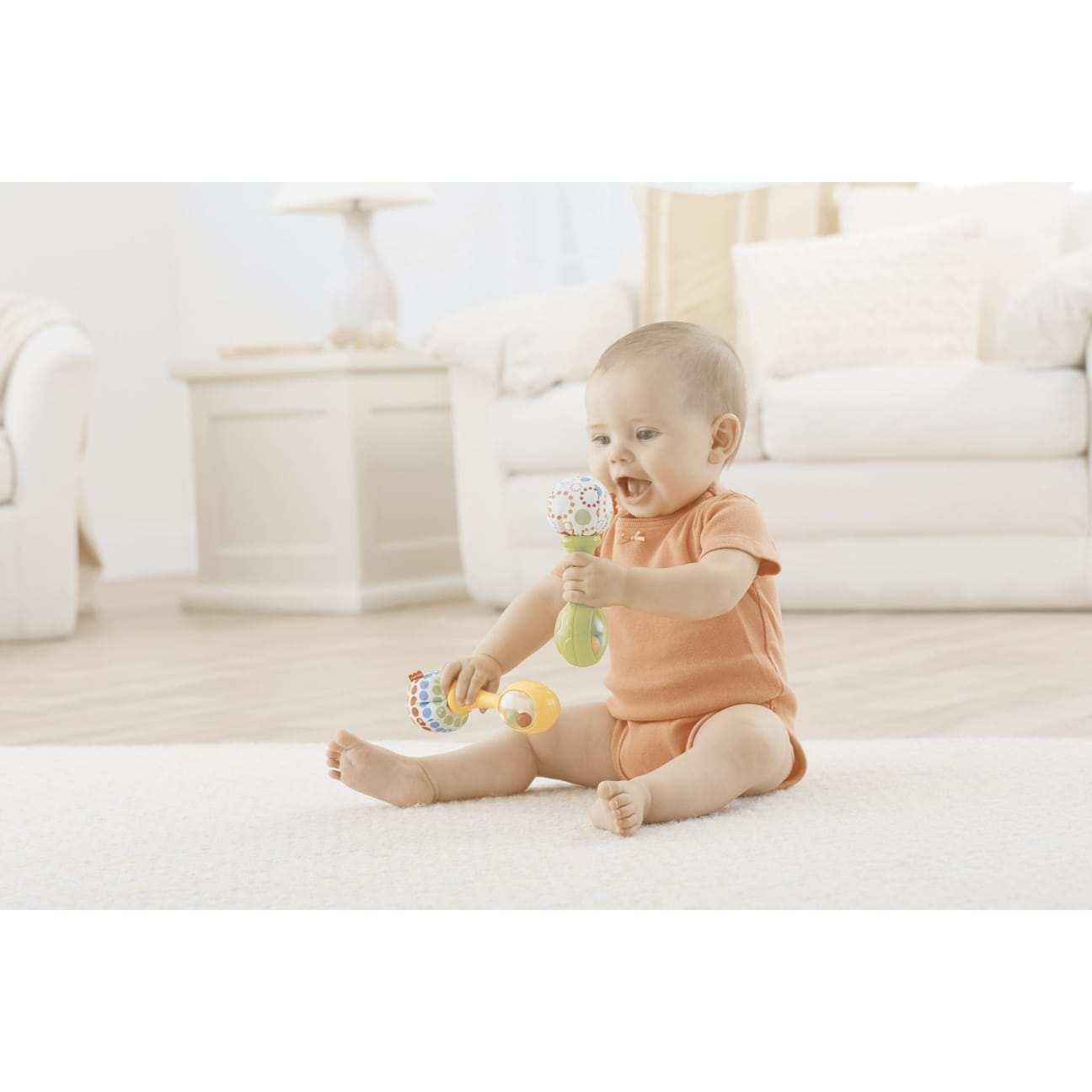 Mattel Fisher Price Hmf34 Maracas Rattle 'N Rock Para Recien Nacidos
