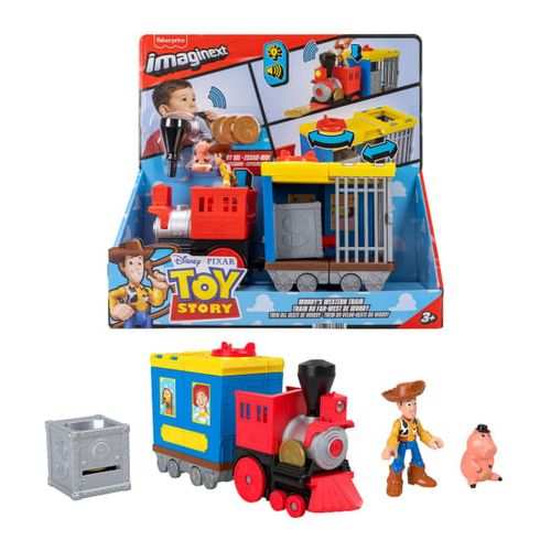 Mattel Fisher Price Jlc38 Tren De Woody Round Up