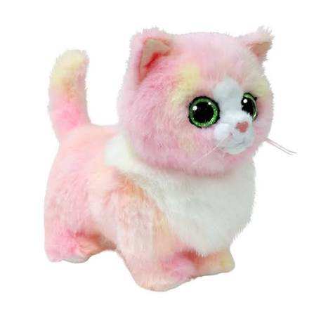 Ty Beanie Boos 37409 Lady Gato Rosa Regular