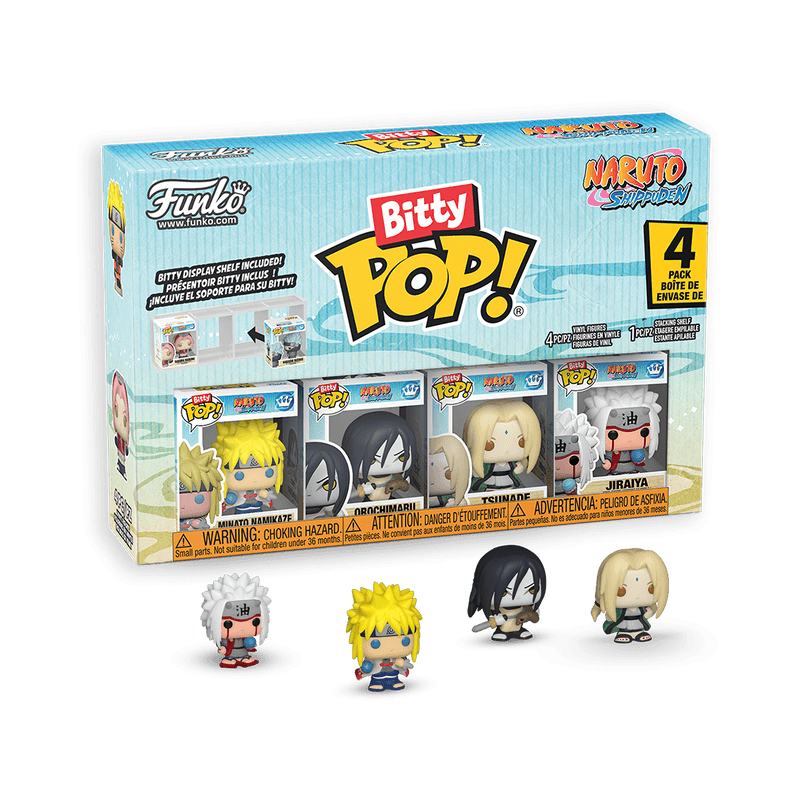 Funko Pop! 89864 Bit Naruto Equipo 2 Paquete De 4 Unidades
