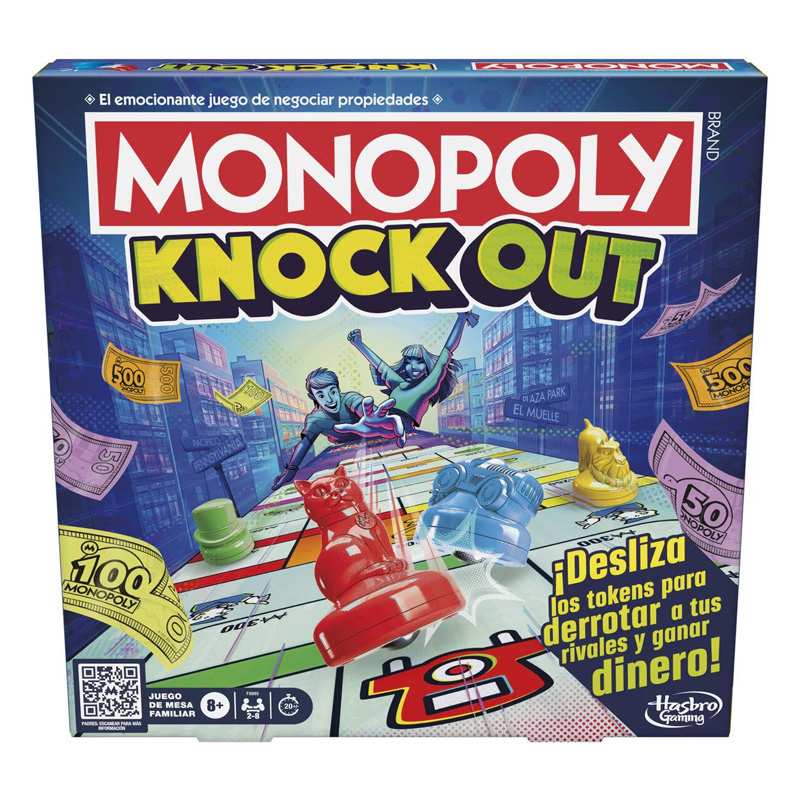 Hasbro Games F8995 Juego De Mesa Monopoly Knockout