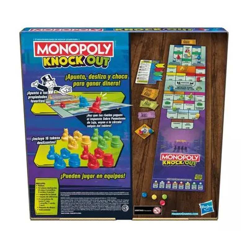 Hasbro Games F8995 Juego De Mesa Monopoly Knockout
