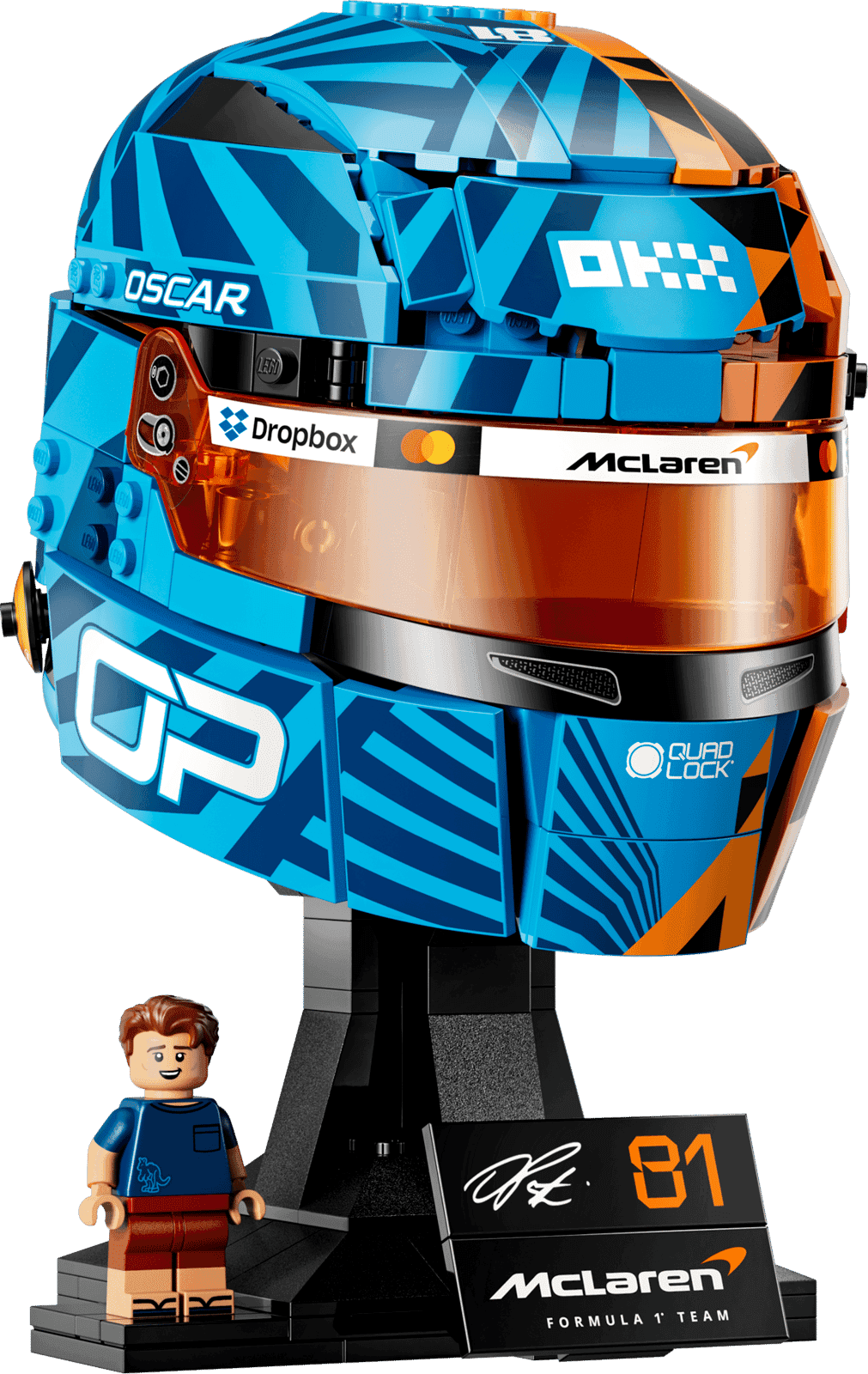 Lego Editions 43017 Mclaren Mastercard F1 Team: Casco De Oscar Piastri