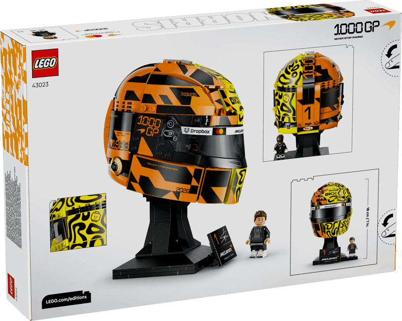 Lego Editions 43023 Mclaren Mastercard F1 Team: Casco De Lando Norris (5)