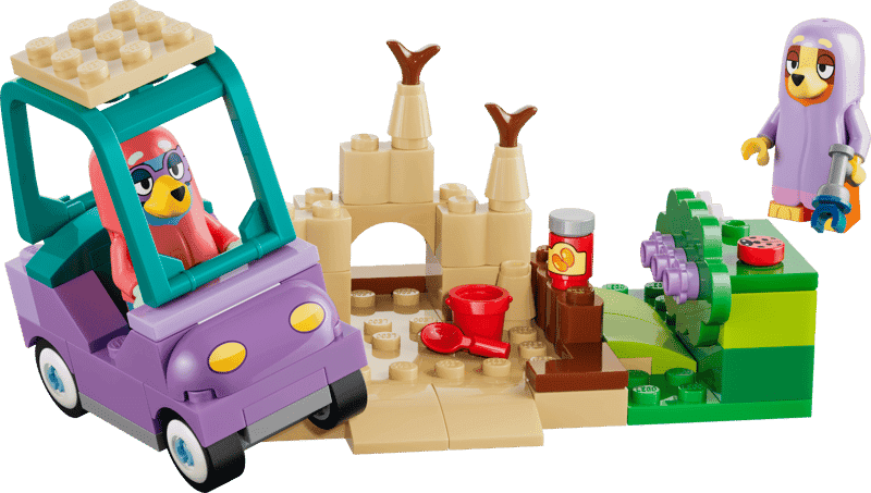 Lego Bluey 11216 Abuelas Con Bingo Y Bluey