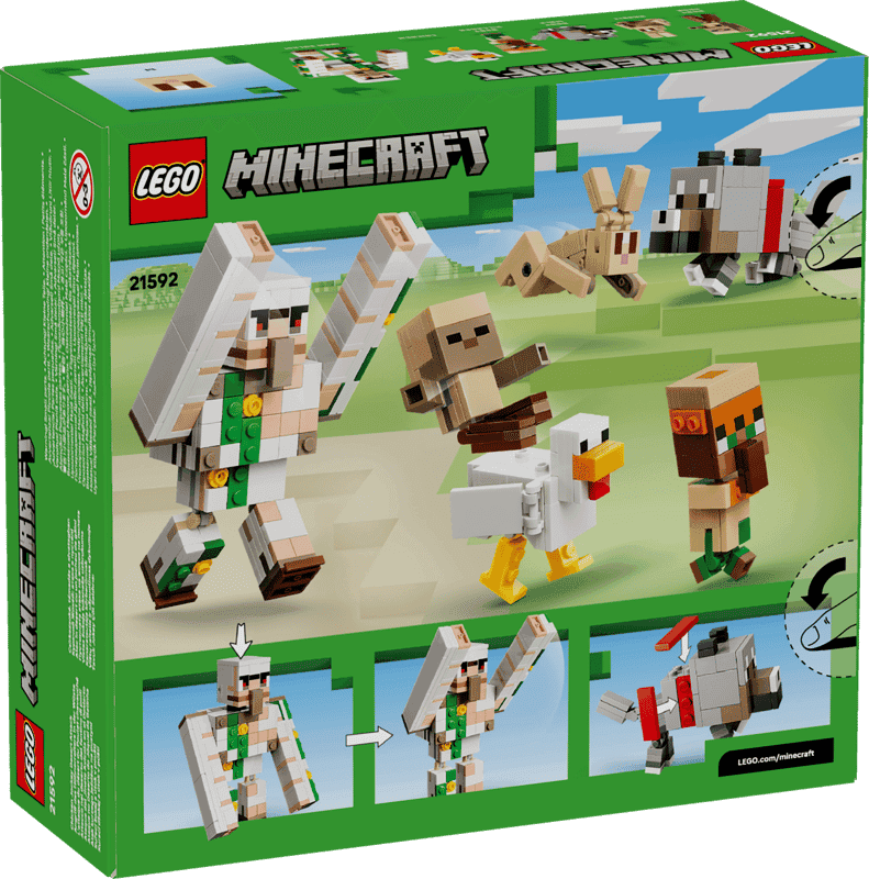 Lego Minecraft 21592 Ataque Del Jinete Avicola En El Desierto (5)