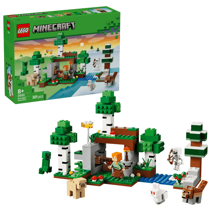 Lego Minecraft 21593 Aventura De La Primera Noche (2)
