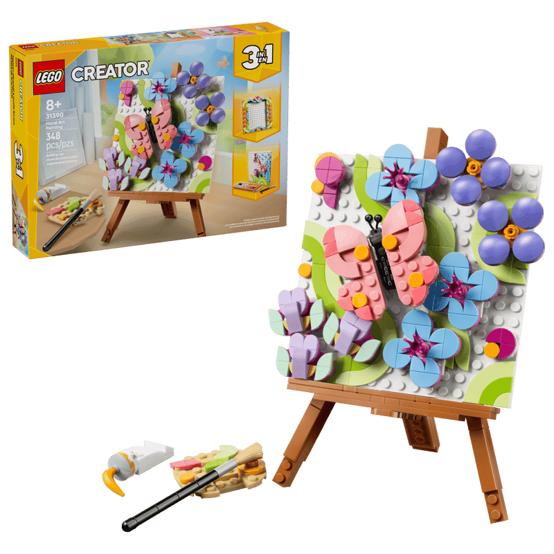 Lego Creator 31390 Pintura Decorativa De Arte Floral (2)