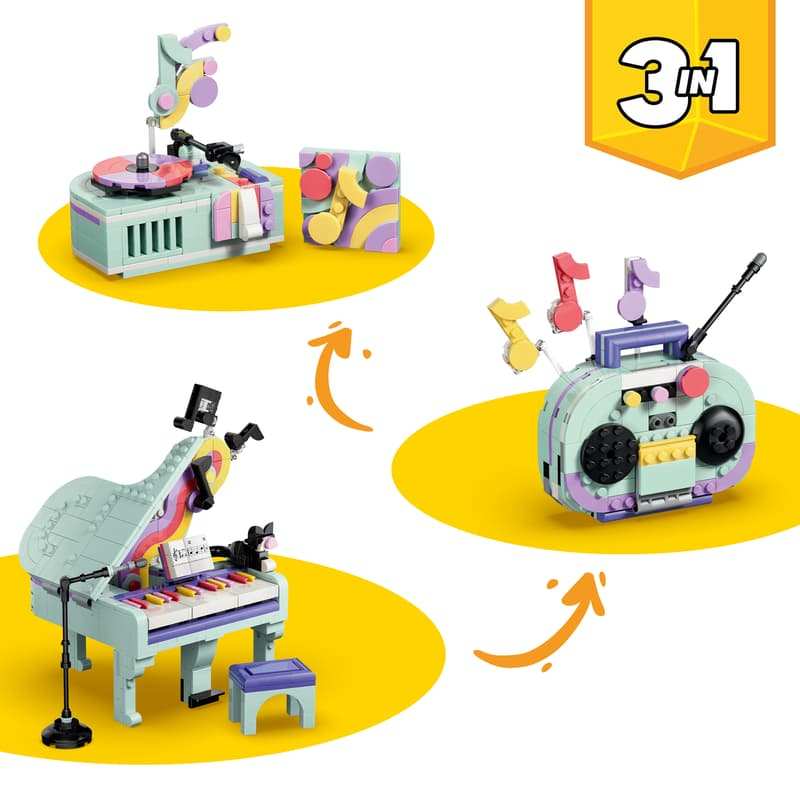 Lego Creator 31392 Piano Musical Decorativo Con Gato (3)