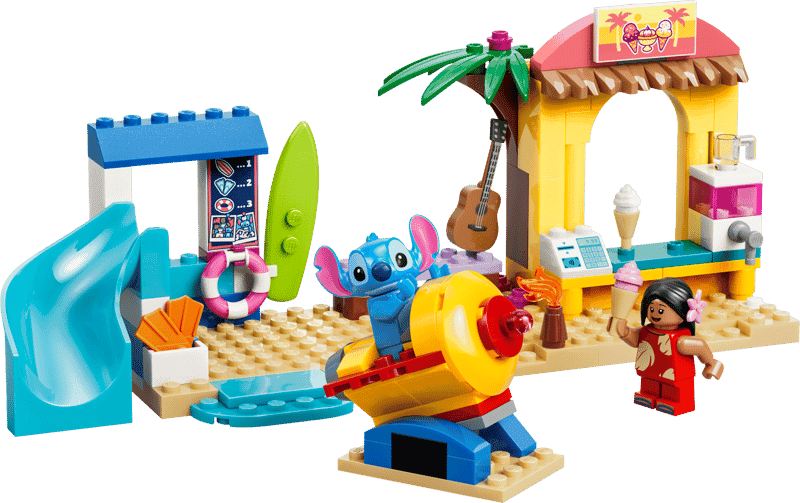 Lego Disney 43280 Diversion En La Playa Con Lilo y Stitch
