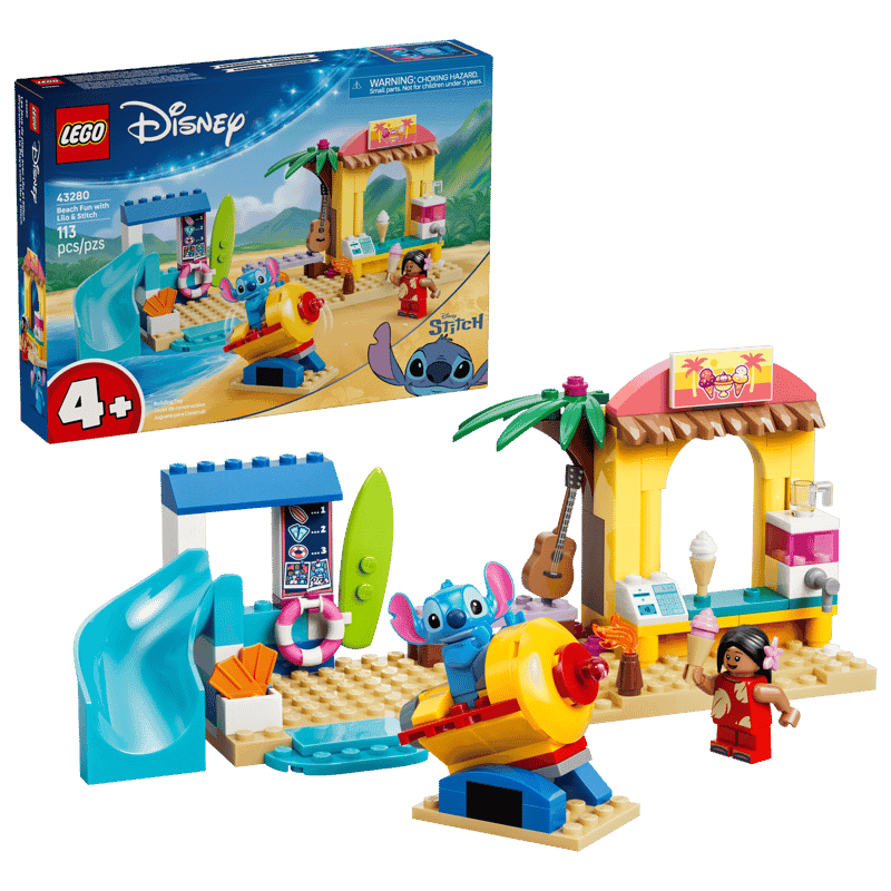 Lego Disney 43280 Diversion En La Playa Con Lilo y Stitch (2)