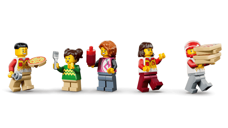 Lego City 60496 Experiencia De Pizza A Domicilio Con Vehiculos (3)