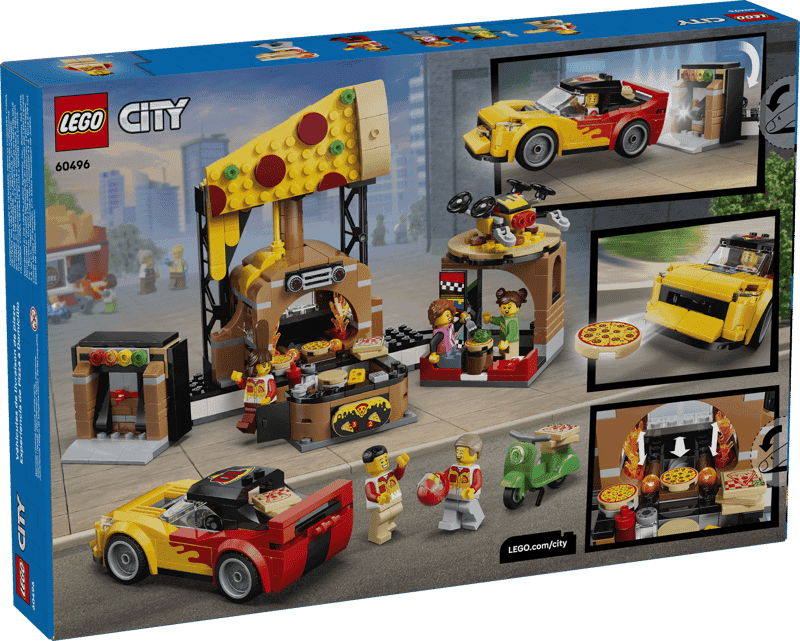 Lego City 60496 Experiencia De Pizza A Domicilio Con Vehiculos (6)