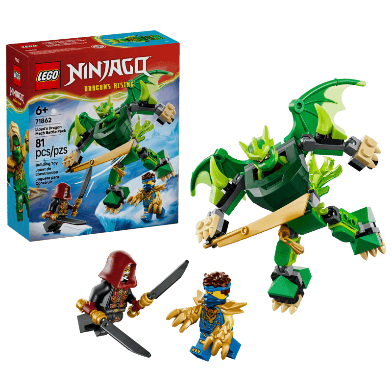 Lego Ninjago 71862 Pack De Combate: Meca Dragon De Lloyd (2)