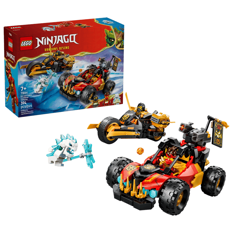 Lego Ninjago 71864 Vehiculos Combinables De Kai Y Cole (2)