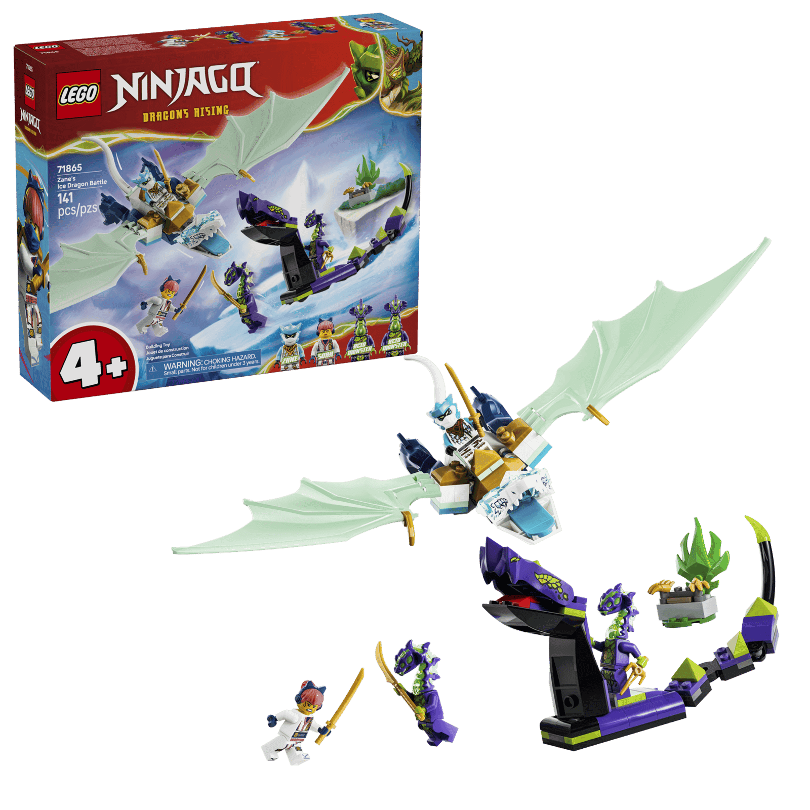 Lego Ninjago 71865 Batalla De Zane Y El Dragon De Hielo (2)
