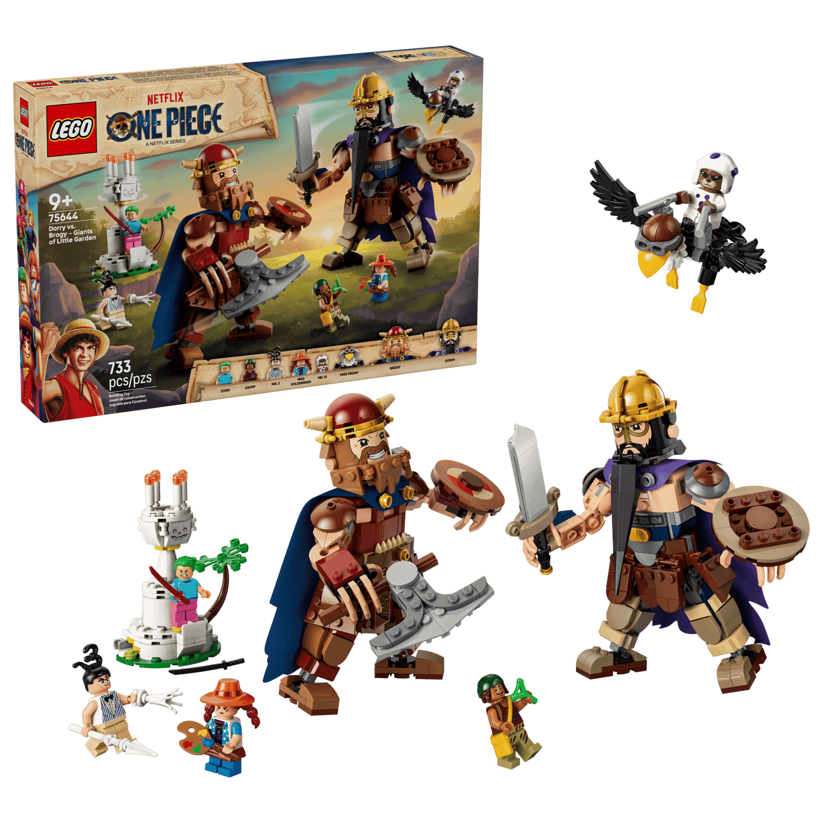 Lego One Piece 75644 Dorry Vs Brogy: Gigantes De Little Garden (2)