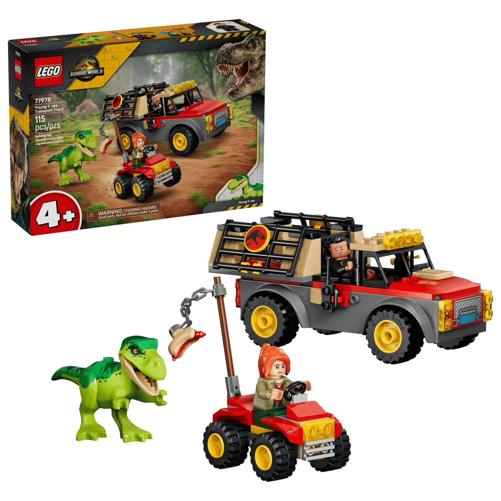 Lego Jurassic World 77978 Camion De Transporte Del T. Rex Joven (2)