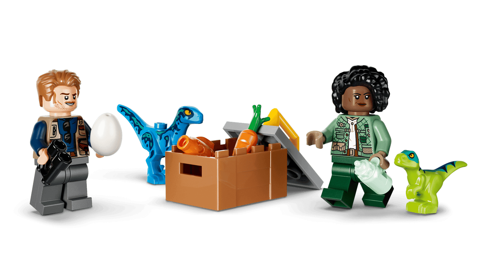 Lego Jurassic World 77981 Velocirraptor, Stegosaurus y Pteranodon: Mision De Rescate (4)