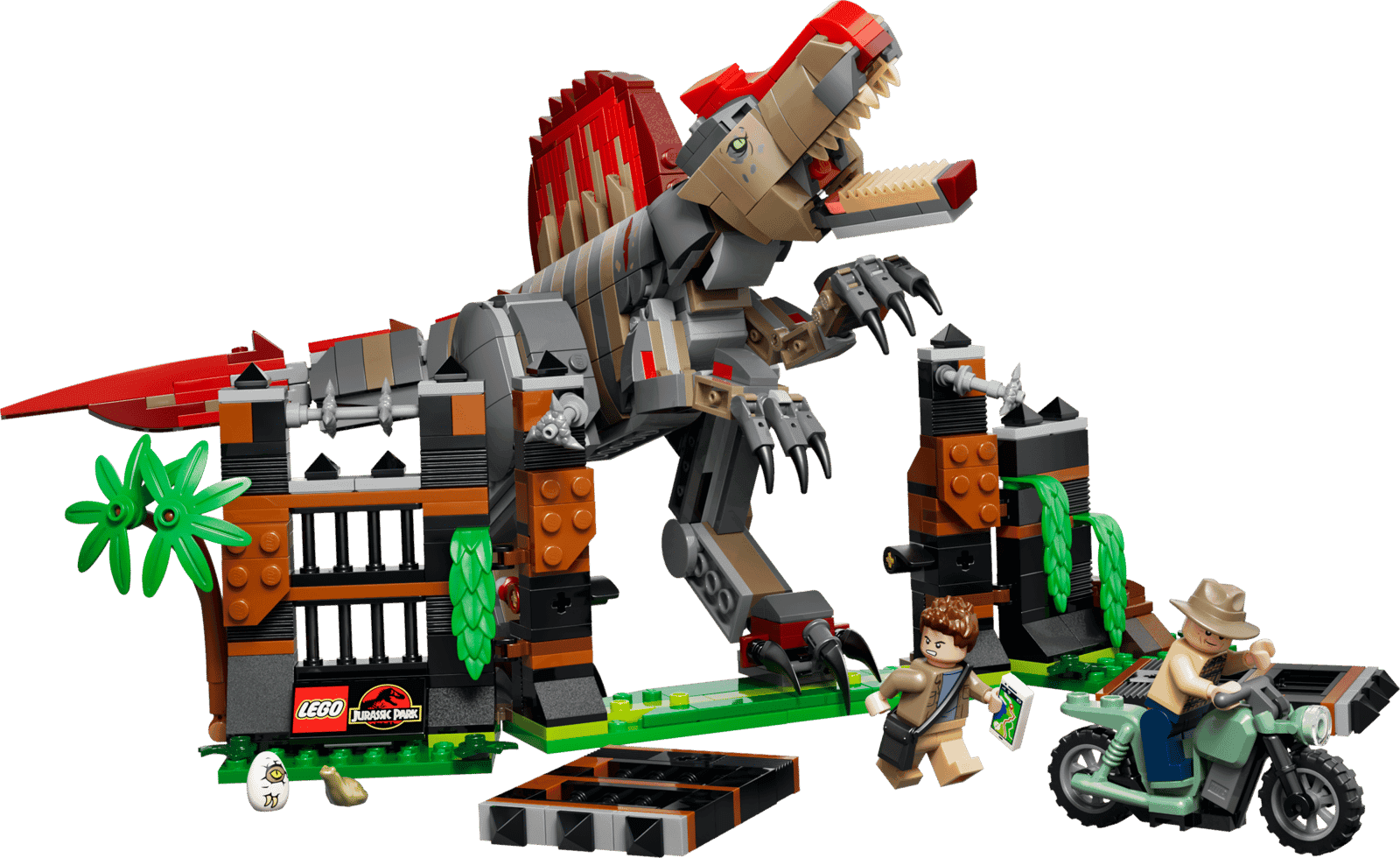 Lego Jurassic World 77982 Huida Del Dinosaurio Spinosaurus