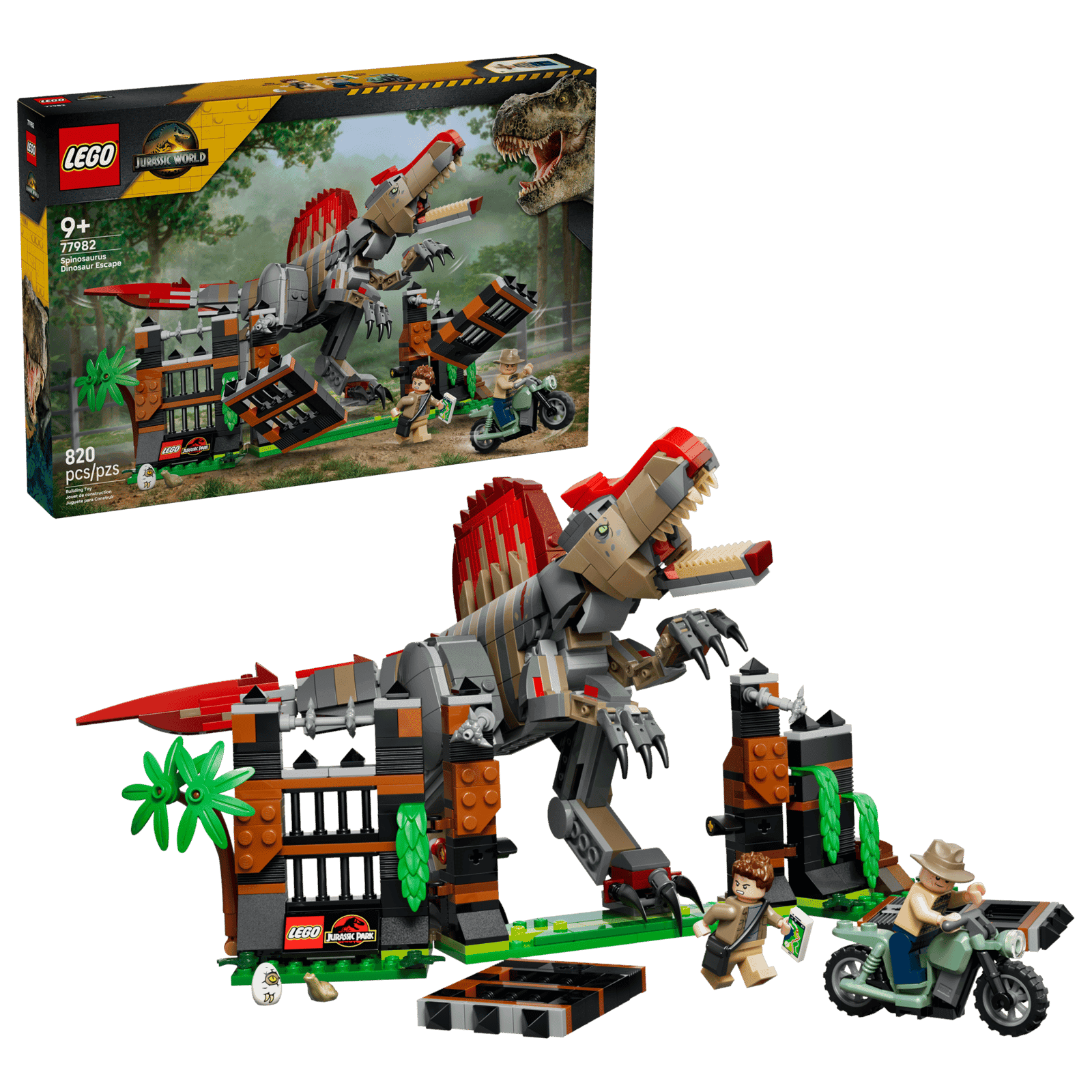 Lego Jurassic World 77982 Huida Del Dinosaurio Spinosaurus (2)