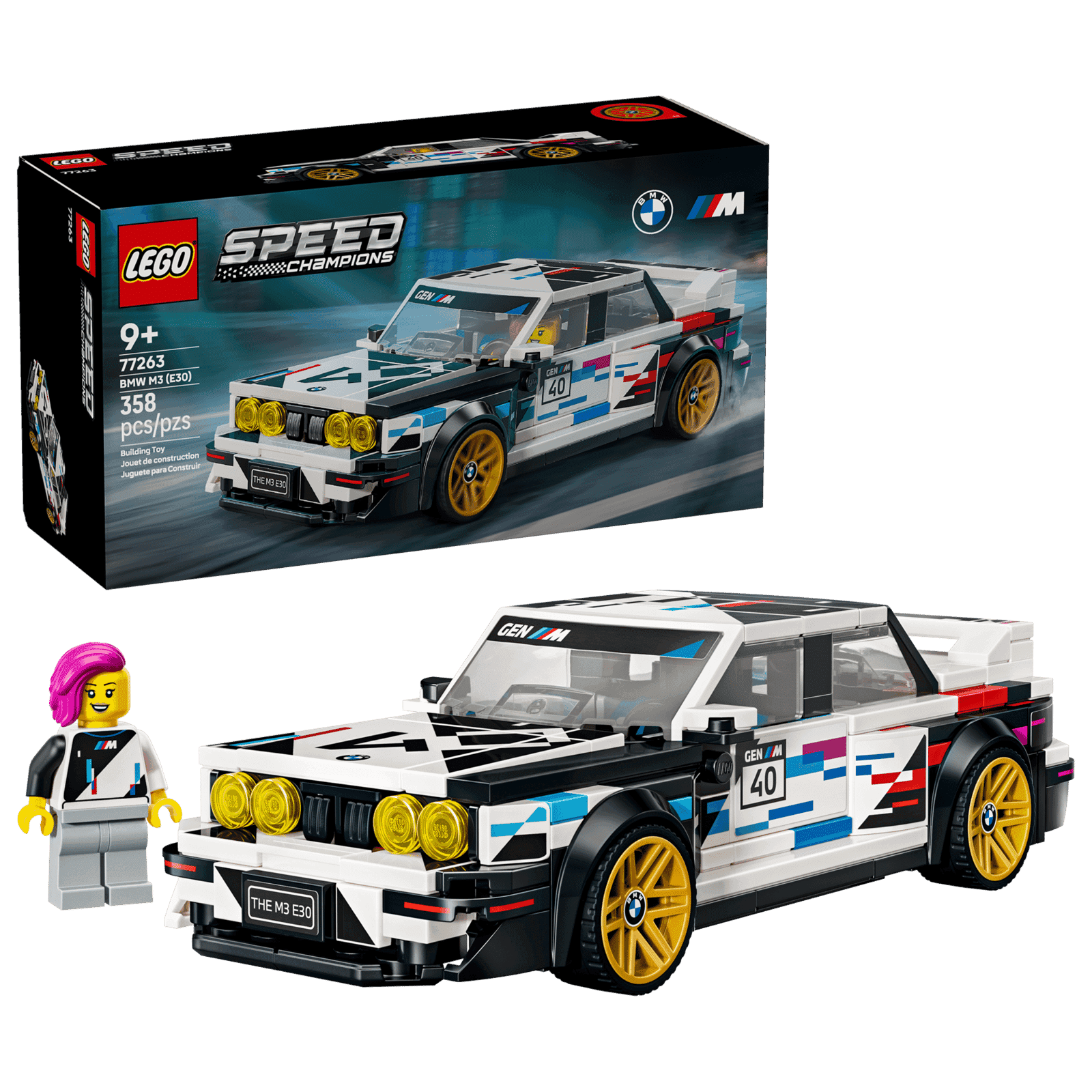 Lego Speed Champions 77263 Auto Bw, M3 (E30) (2)