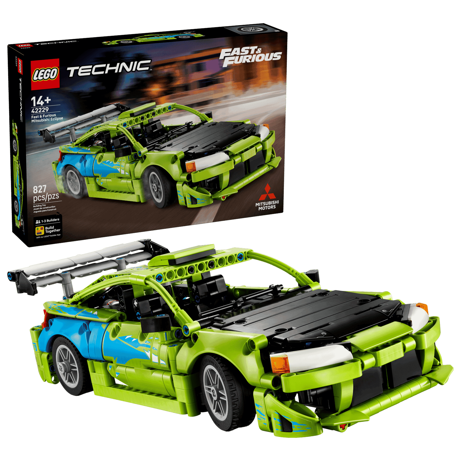Lego Technic 42229 Rapido Y Furioso Mitsubishi Eclipse (2)