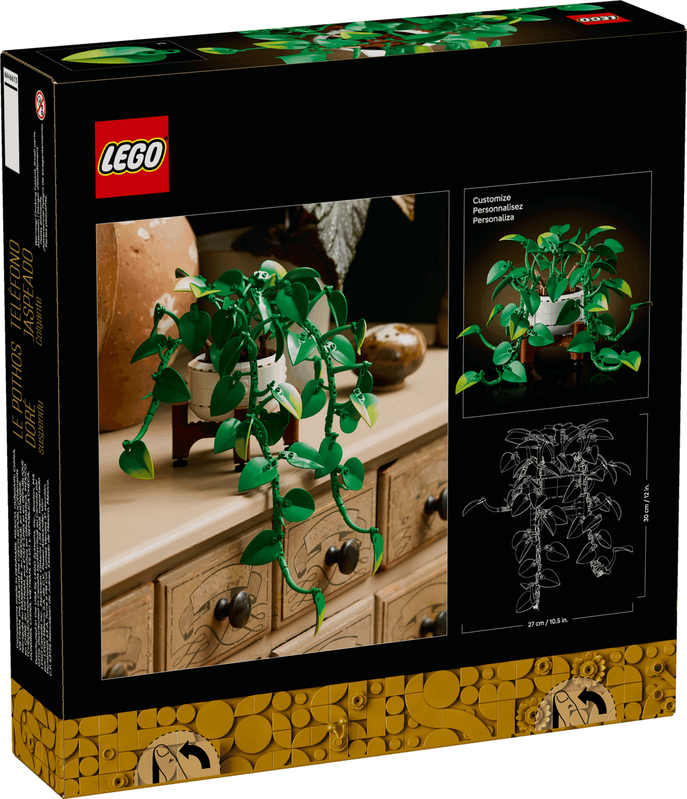 Lego Botanicals 11512 Poto Dorado Colgante (5)