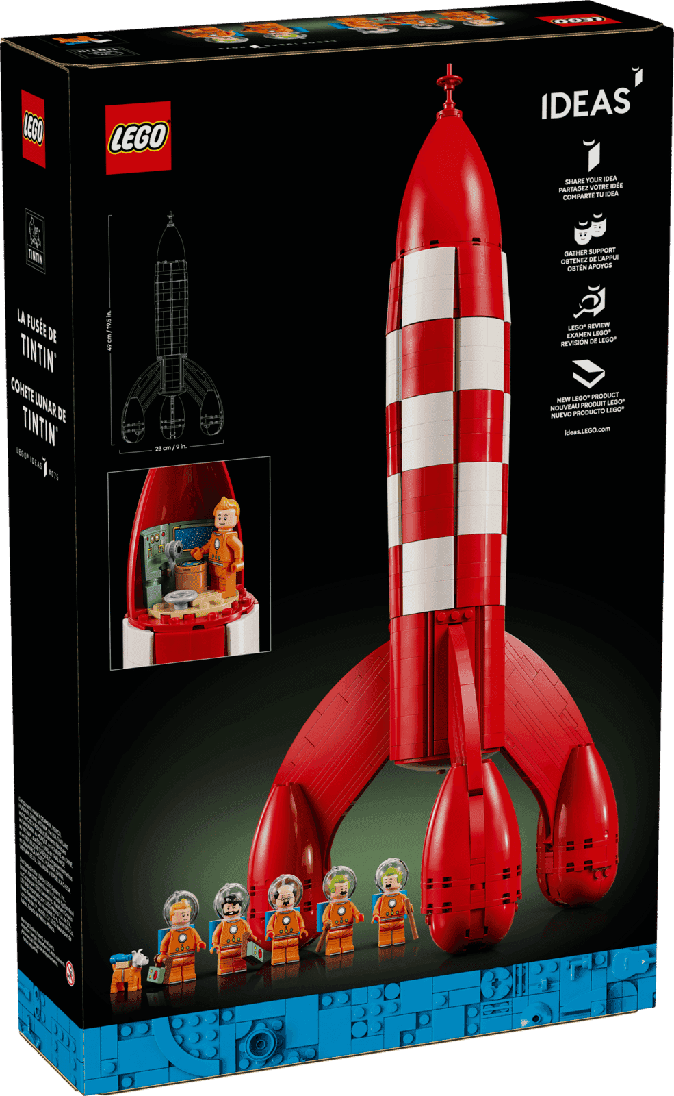 Lego Ideas 21367 Cohete Lunar De Tintin (6)
