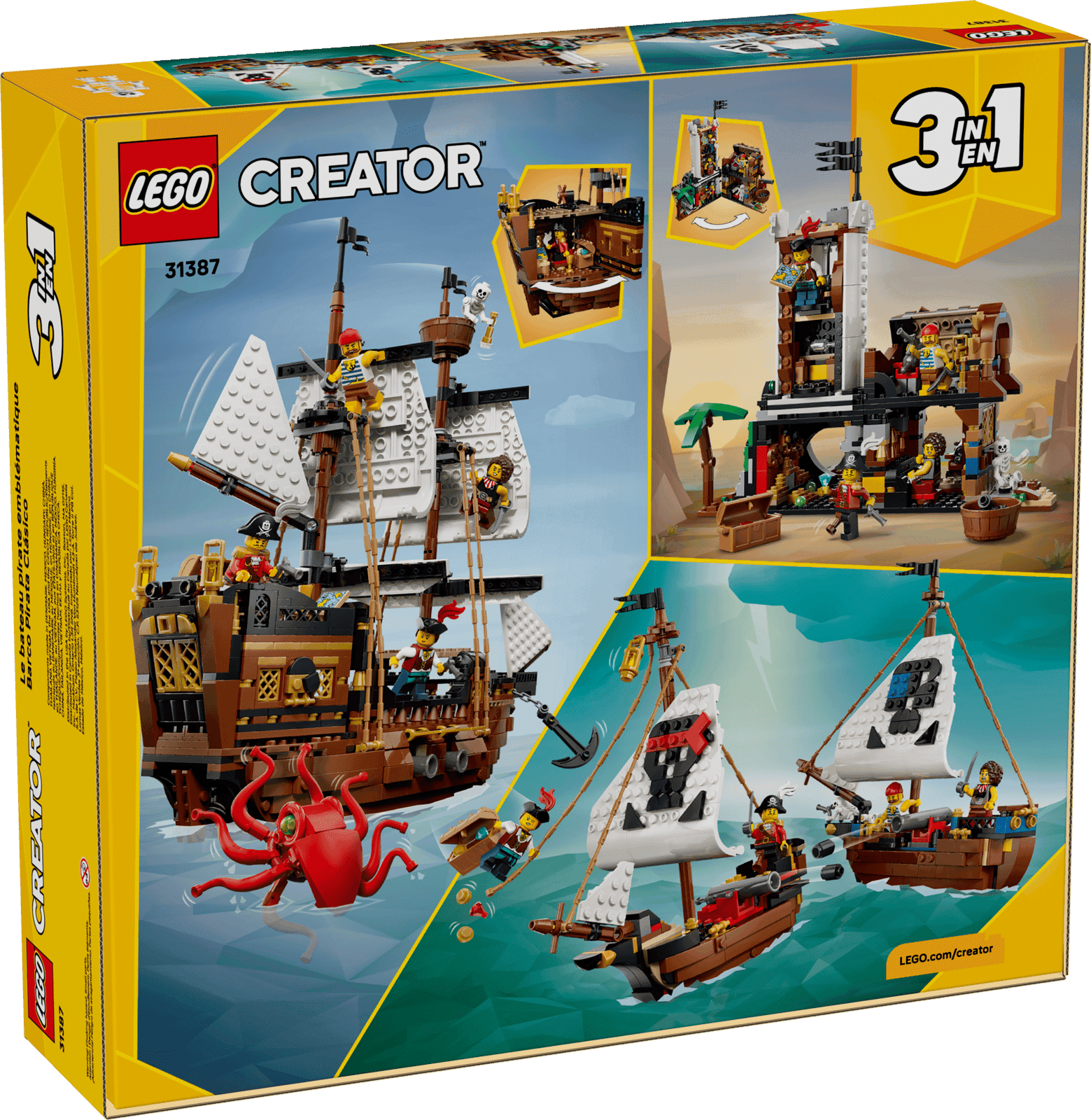Lego Creator 31387 Barco Pirata Clasico (3)