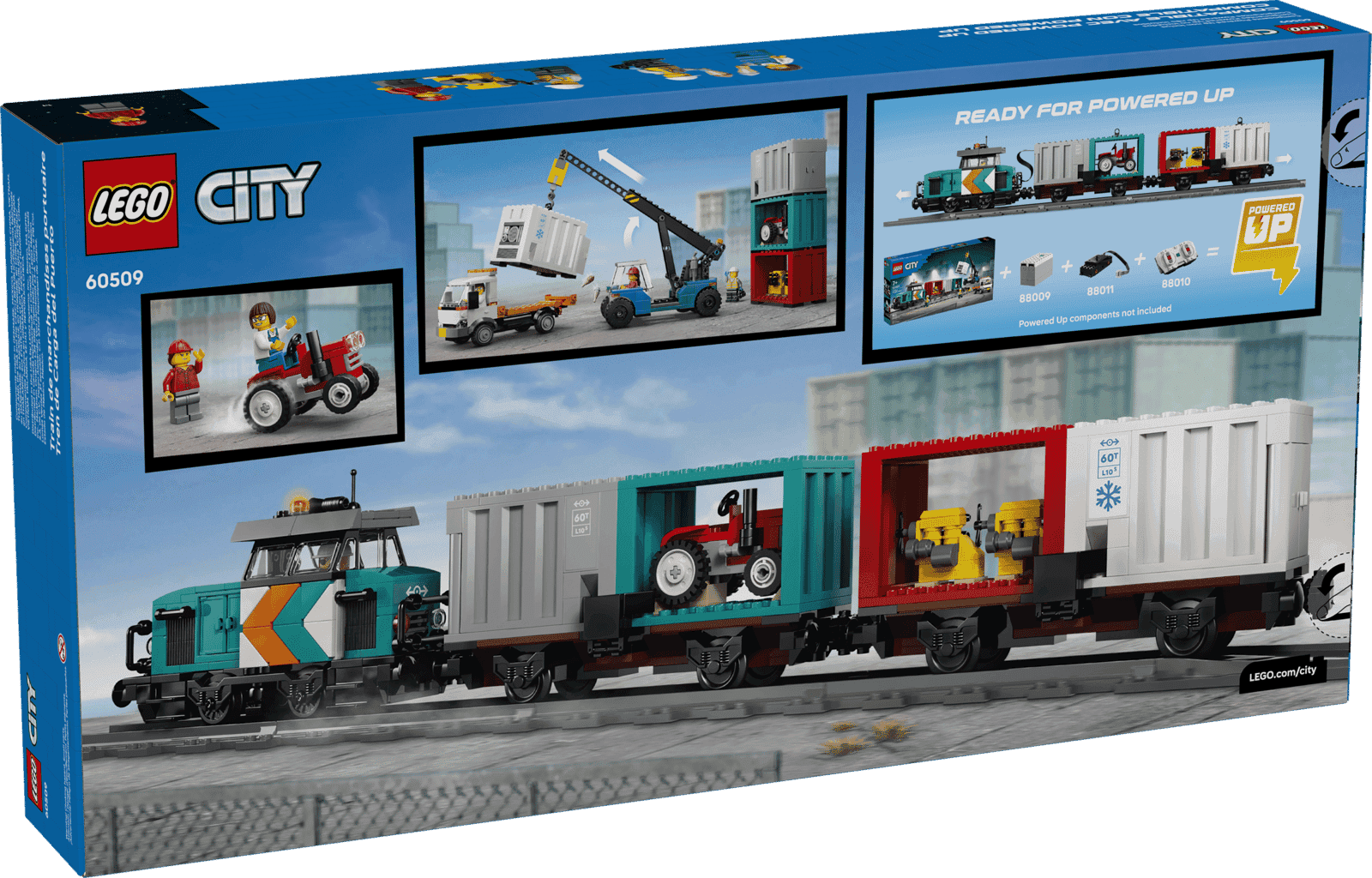 Lego City 60509 Tren De Mercancias Del Puerto Con Grua Y Camion (4)