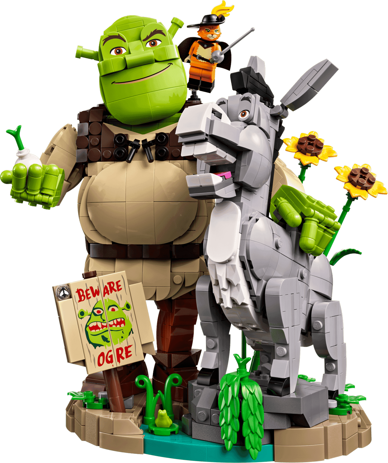 Lego  72423 Shrek, Burro Y Gato Con Botas