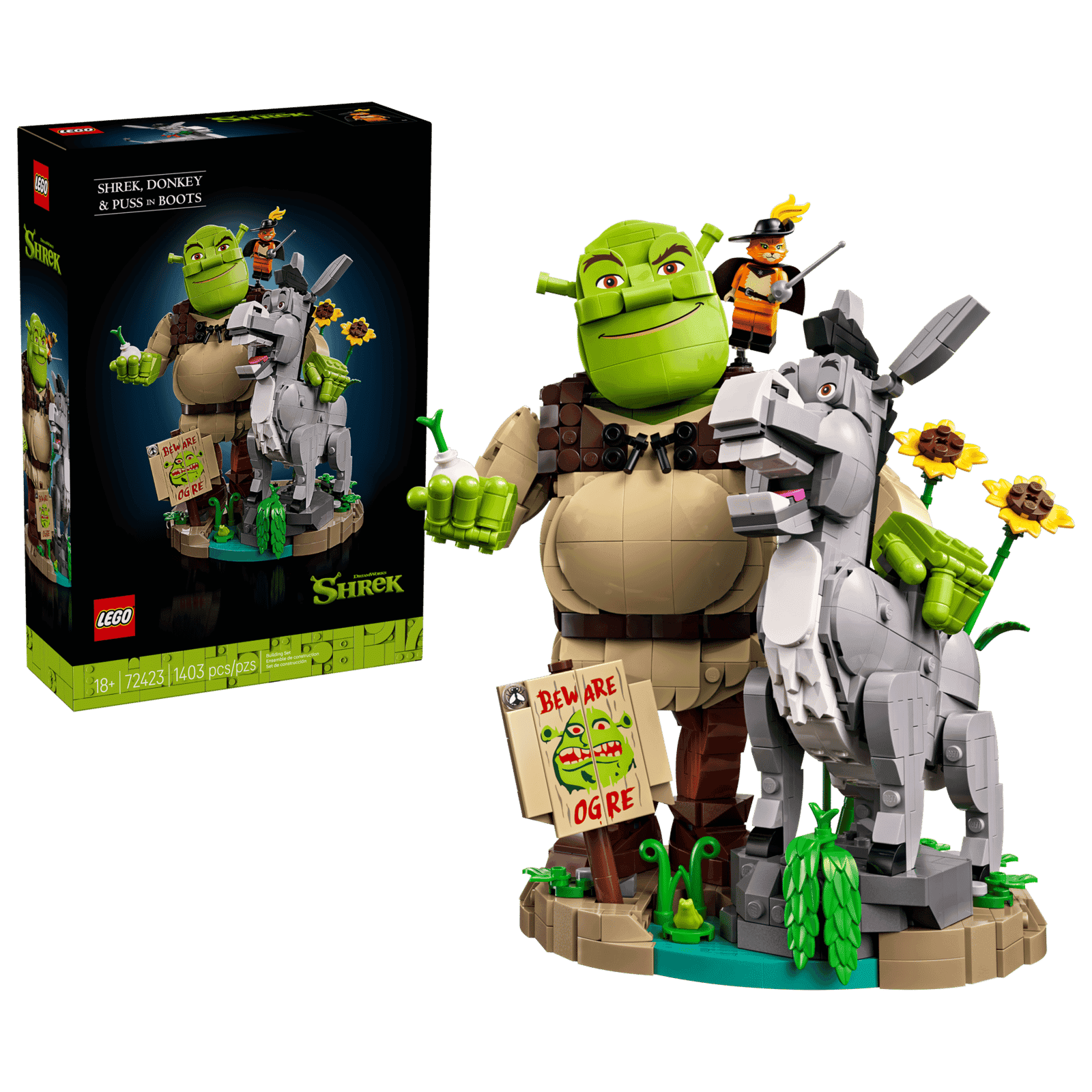 Lego  72423 Shrek, Burro Y Gato Con Botas (2)