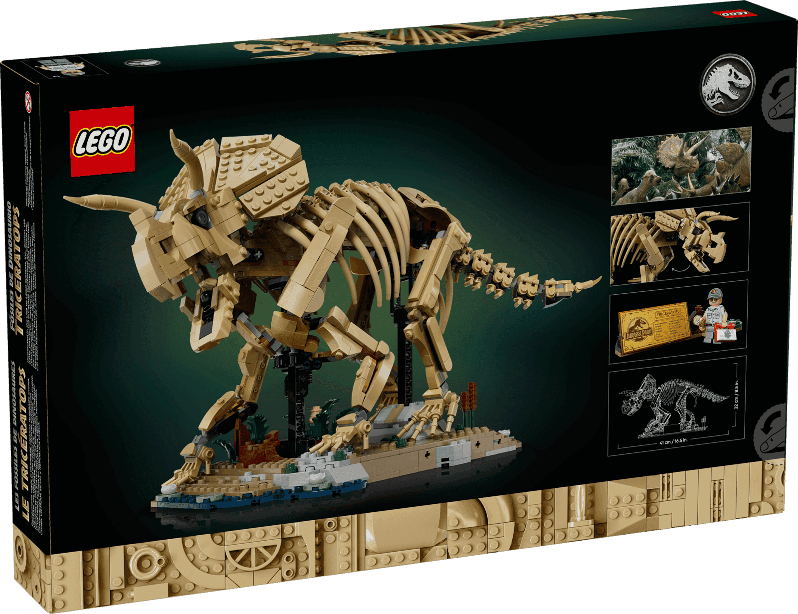 Lego Jurassic World 77985 Fosiles De Dinosaurio Triceraptops (7)