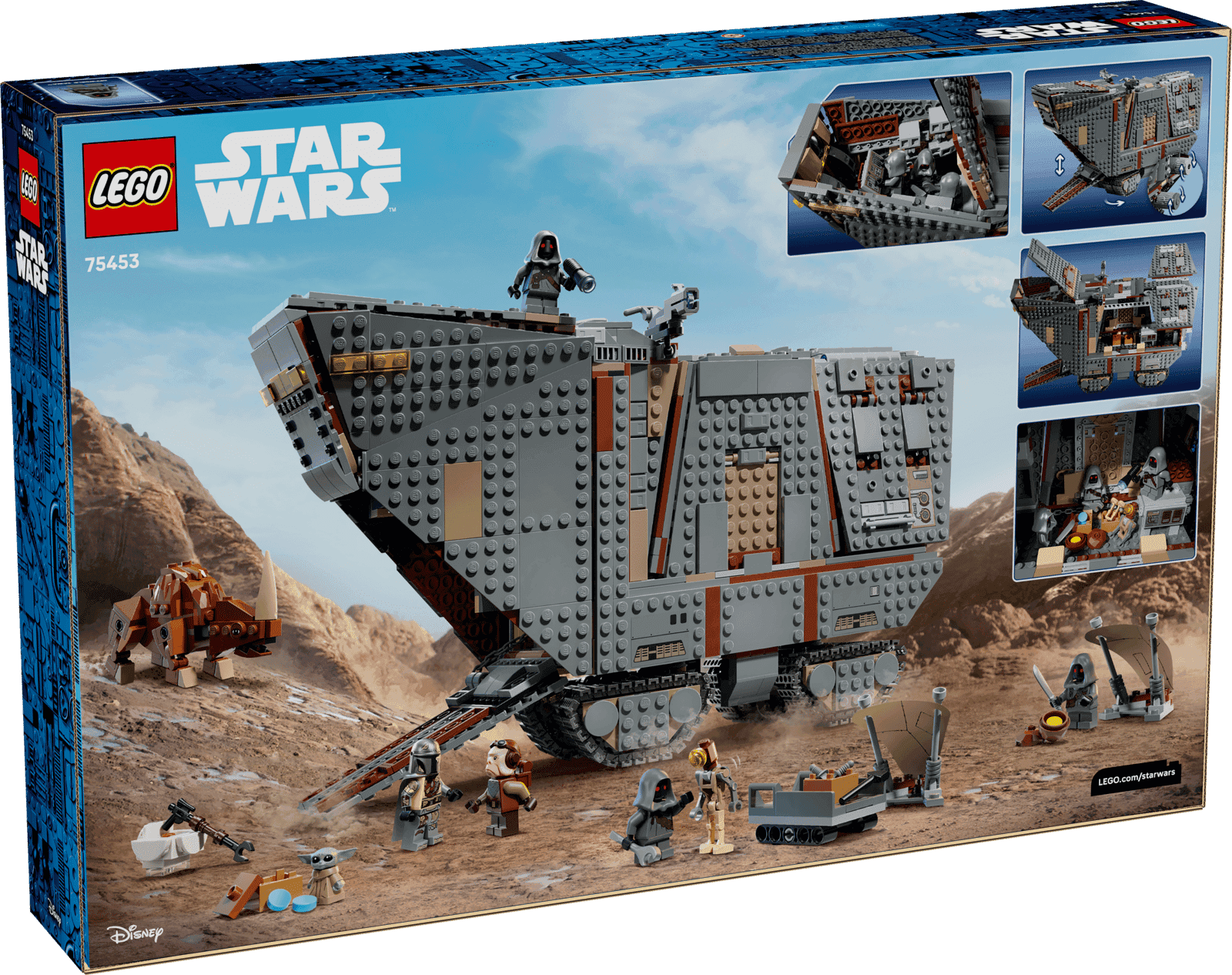Lego Star Wars 75453 Reptador De Las Arenas Del Exterior Y Mudhorn (8)