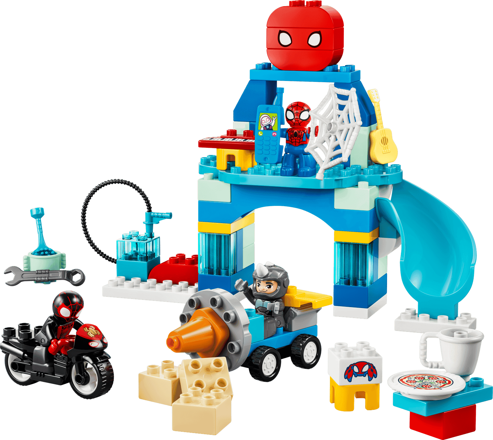 Lego Marvel 10464 Aracnocuartel De Spidey Y Su Superequipo