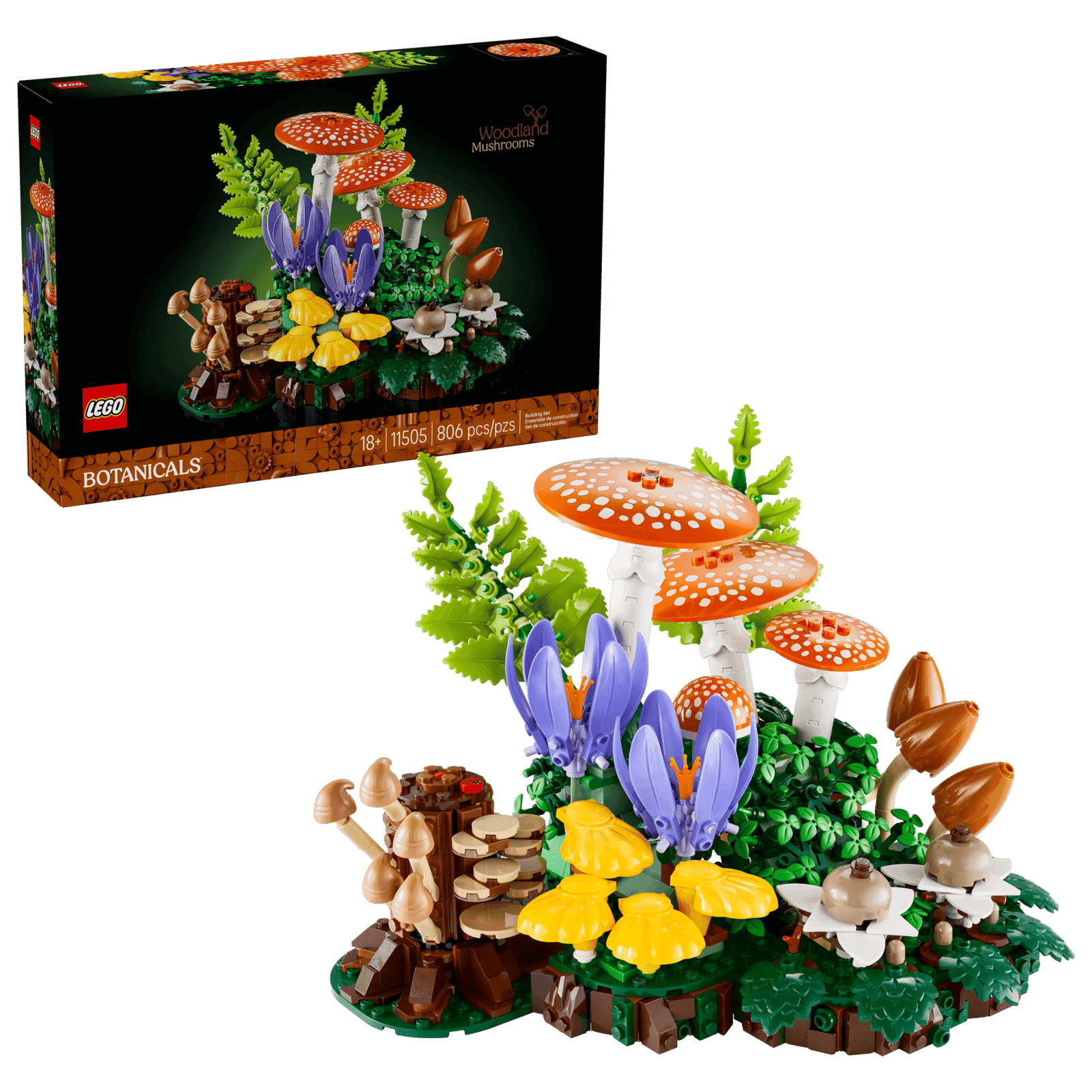 Lego Botanicals 11505 Setas Del Bosque (2)