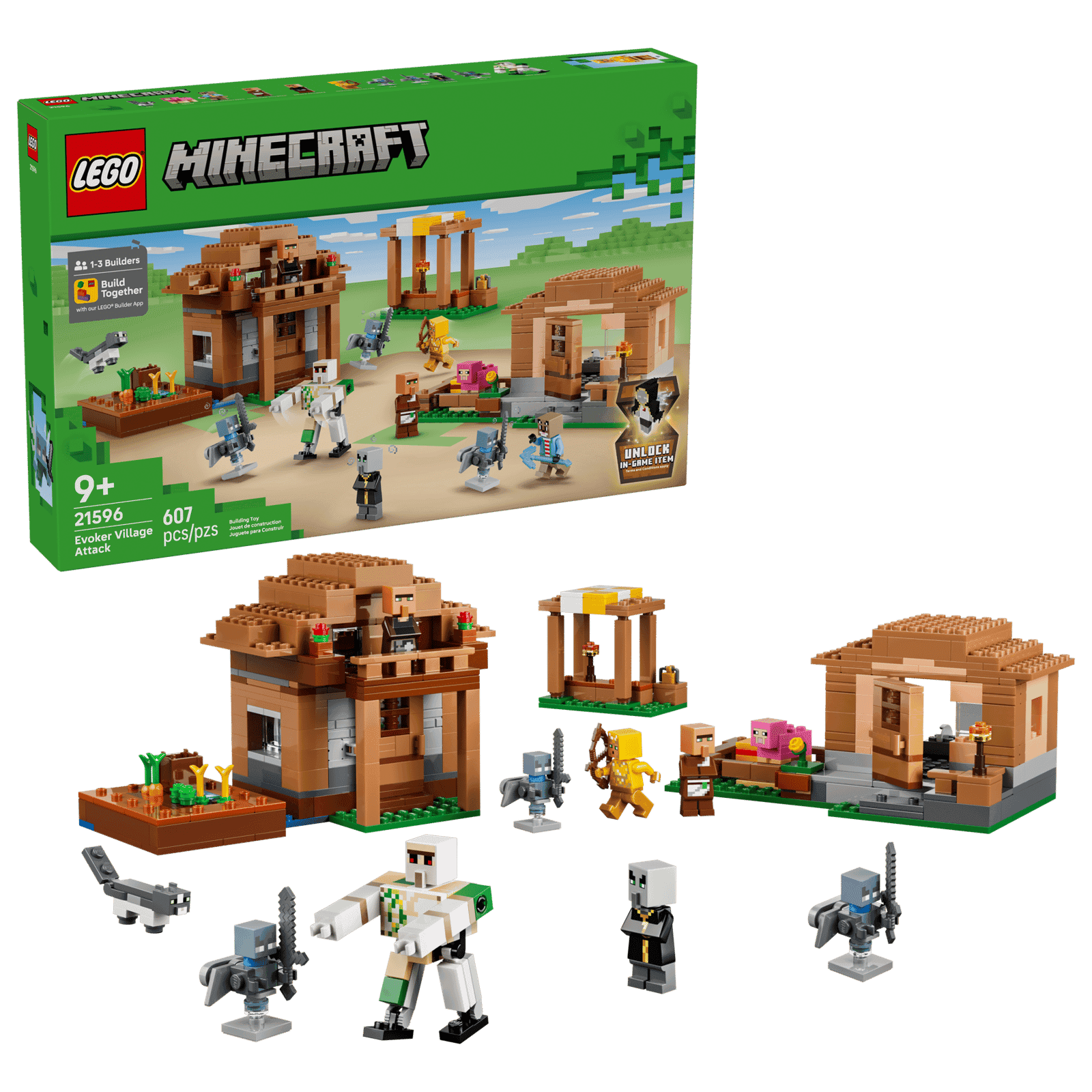Lego Minecraft 21596 Ataque Del Evocador A La Aldea (2)