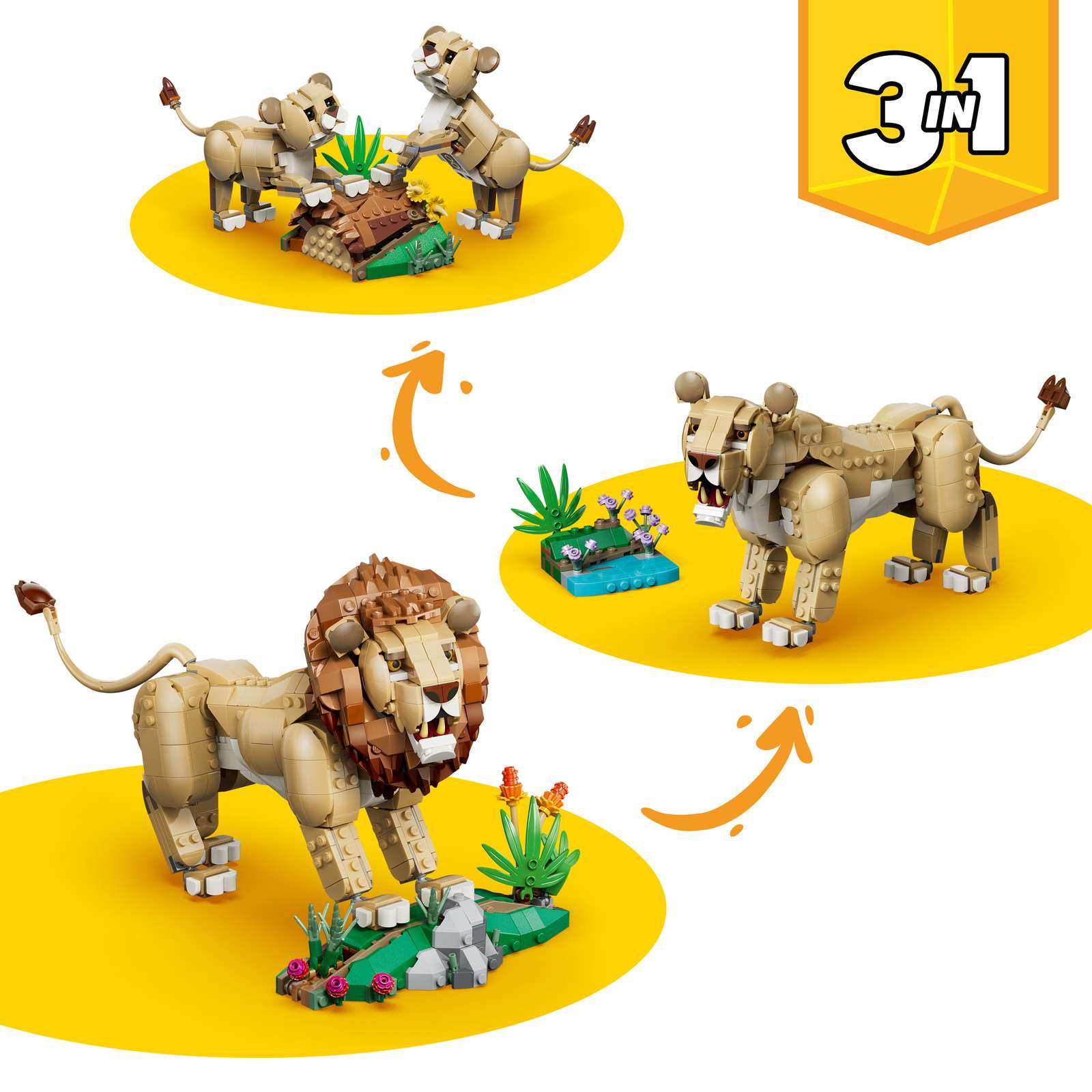 Lego Creator 31386 Animales Salvajes: Majestuosos (3)