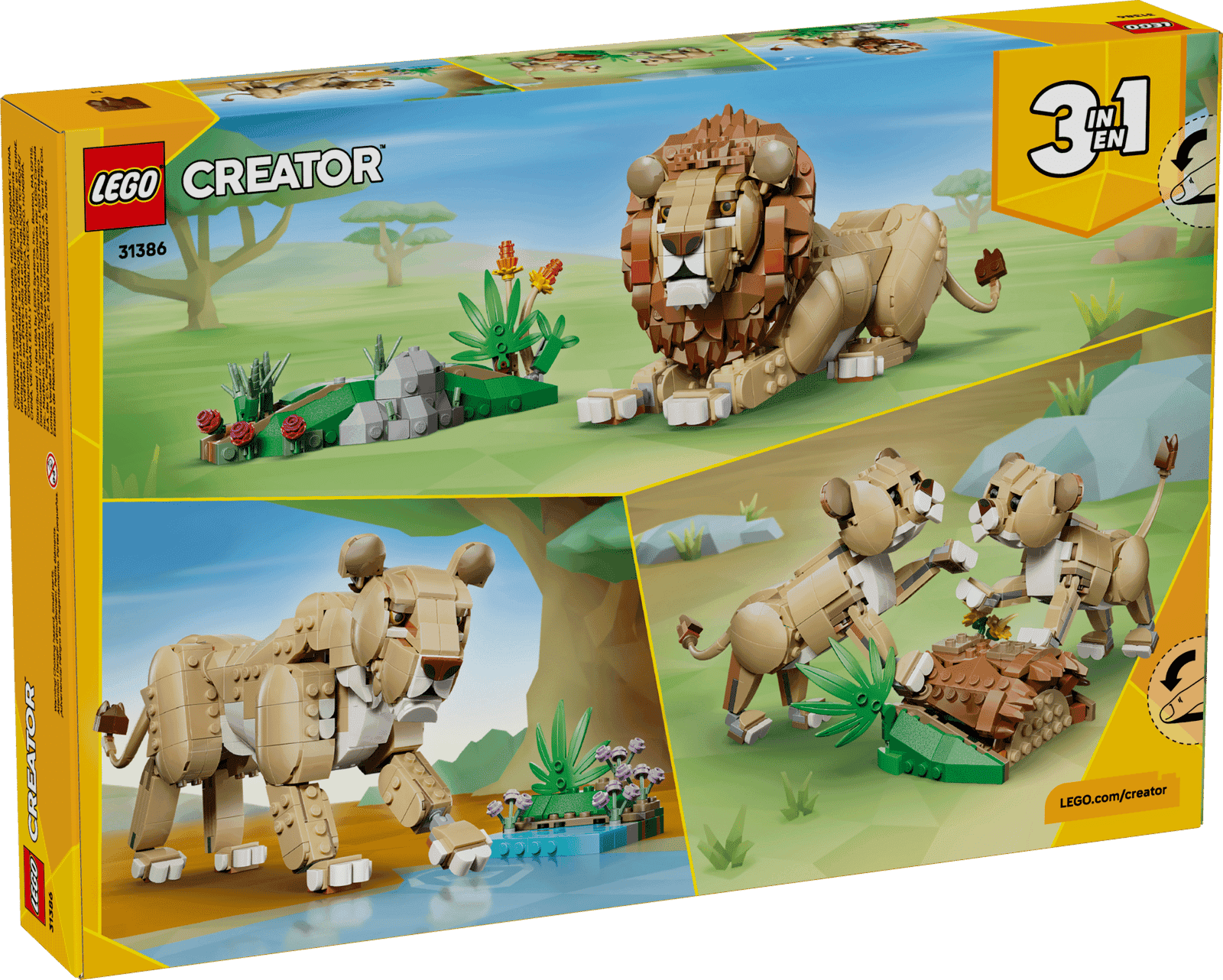 Lego Creator 31386 Animales Salvajes: Majestuosos (4)