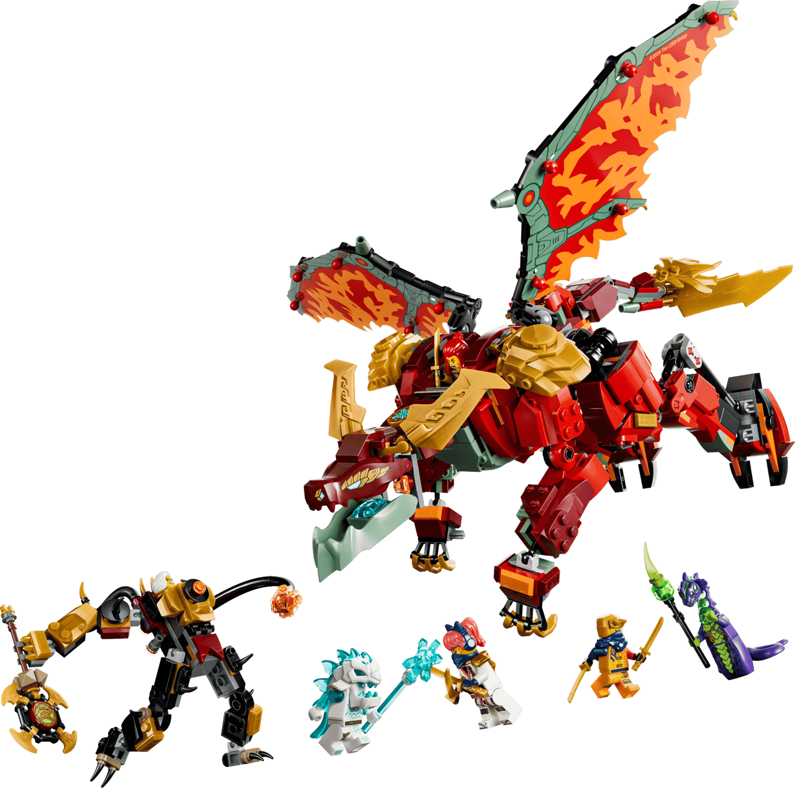 Lego Ninjago 71868 Meca Dragon Transformable De Wyldfyre