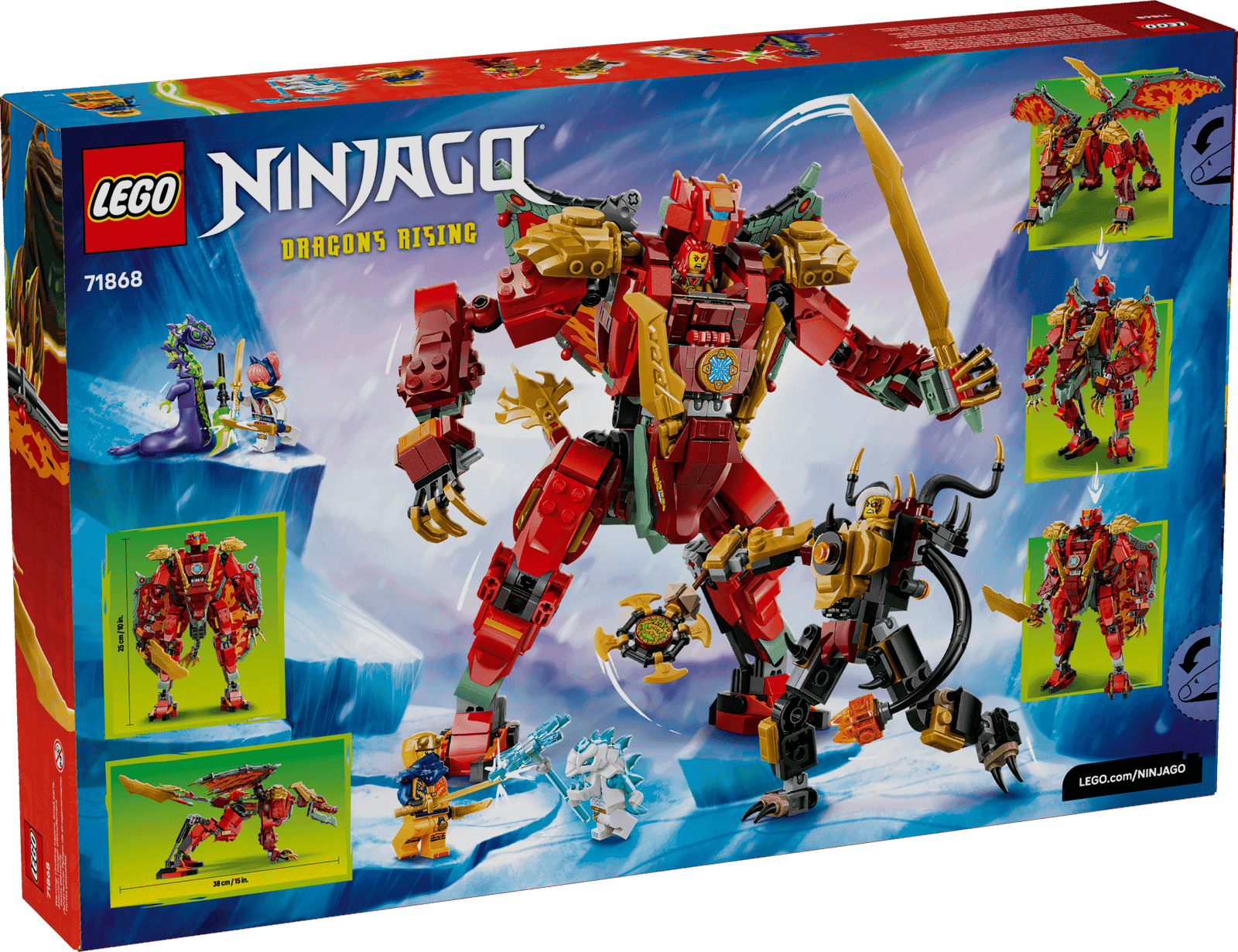 Lego Ninjago 71868 Meca Dragon Transformable De Wyldfyre (5)