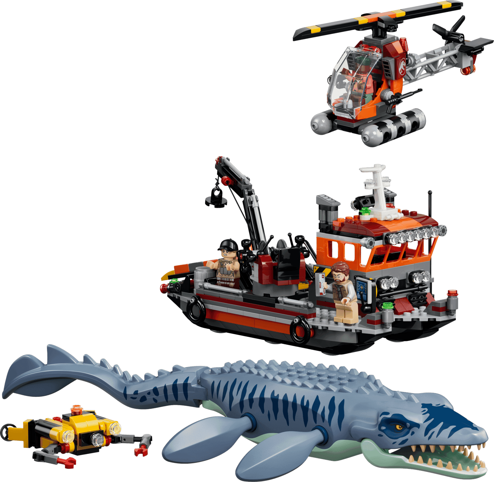 Lego Jurassic World 77983 Ataque Del Dinosaurio Marino Mosasaurus
