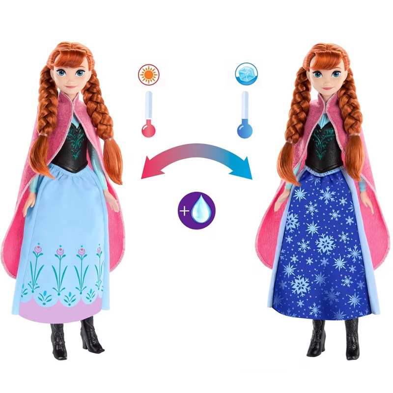 Mattel Frozen Htg24 Muneca Anna Transformacion Magica
