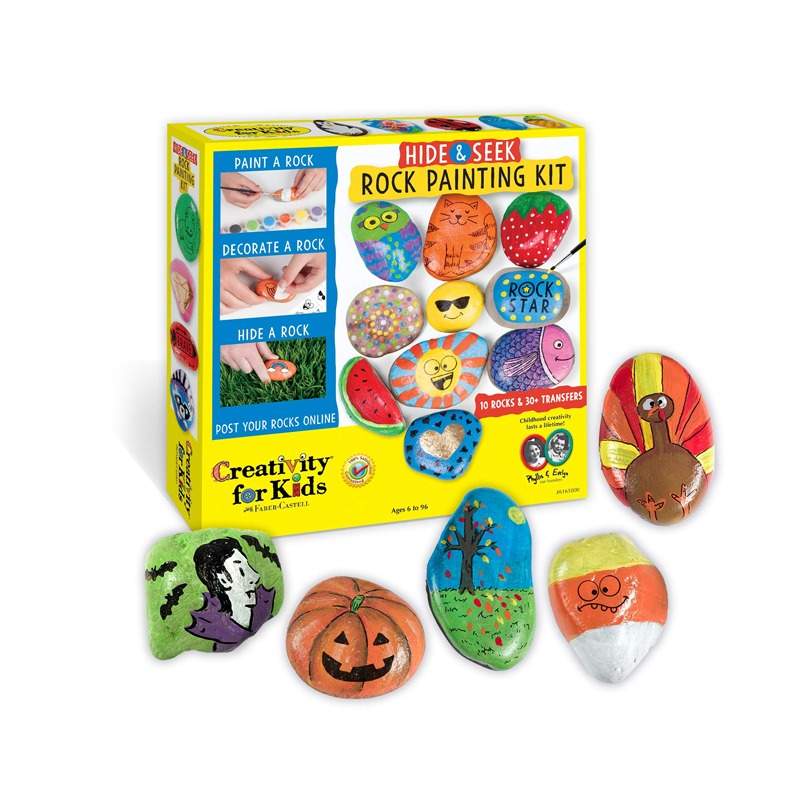 Creativity For Kids 6161000 Kit De Pintura De Rocas De Escondite