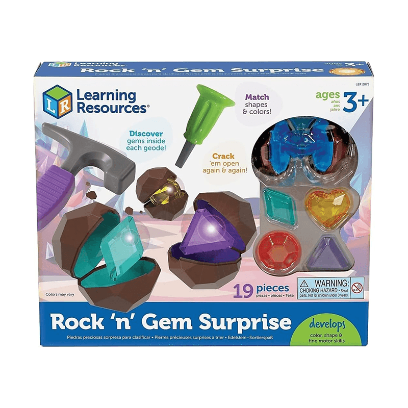 Learning Resources  Ler2875 Sorpresa De Rock Y Gemas