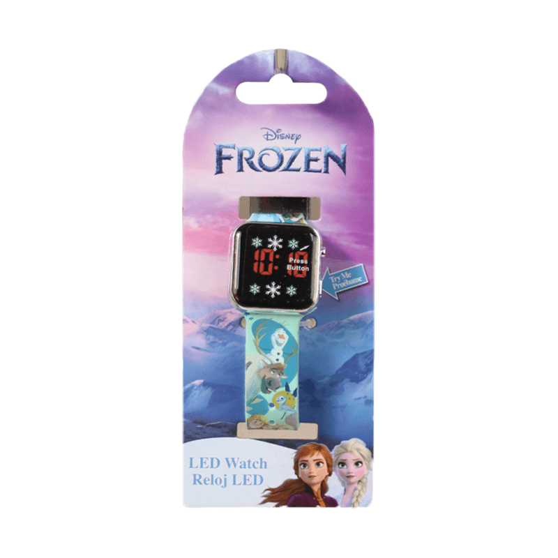 Boing Toys Disney Fzn4854 Reloj Frozen Led Correa Impresa